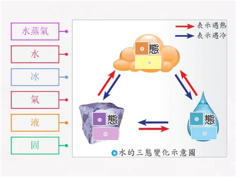 水的三態例子|水的三態：固態、液態、氣態 